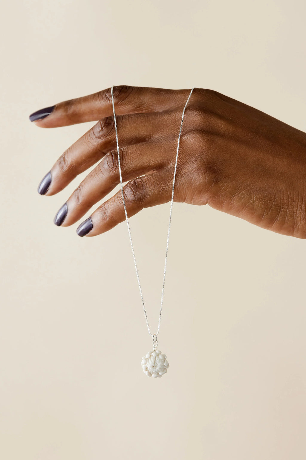 Protea Hand Sculpted Floral Necklace Kanju Interiors