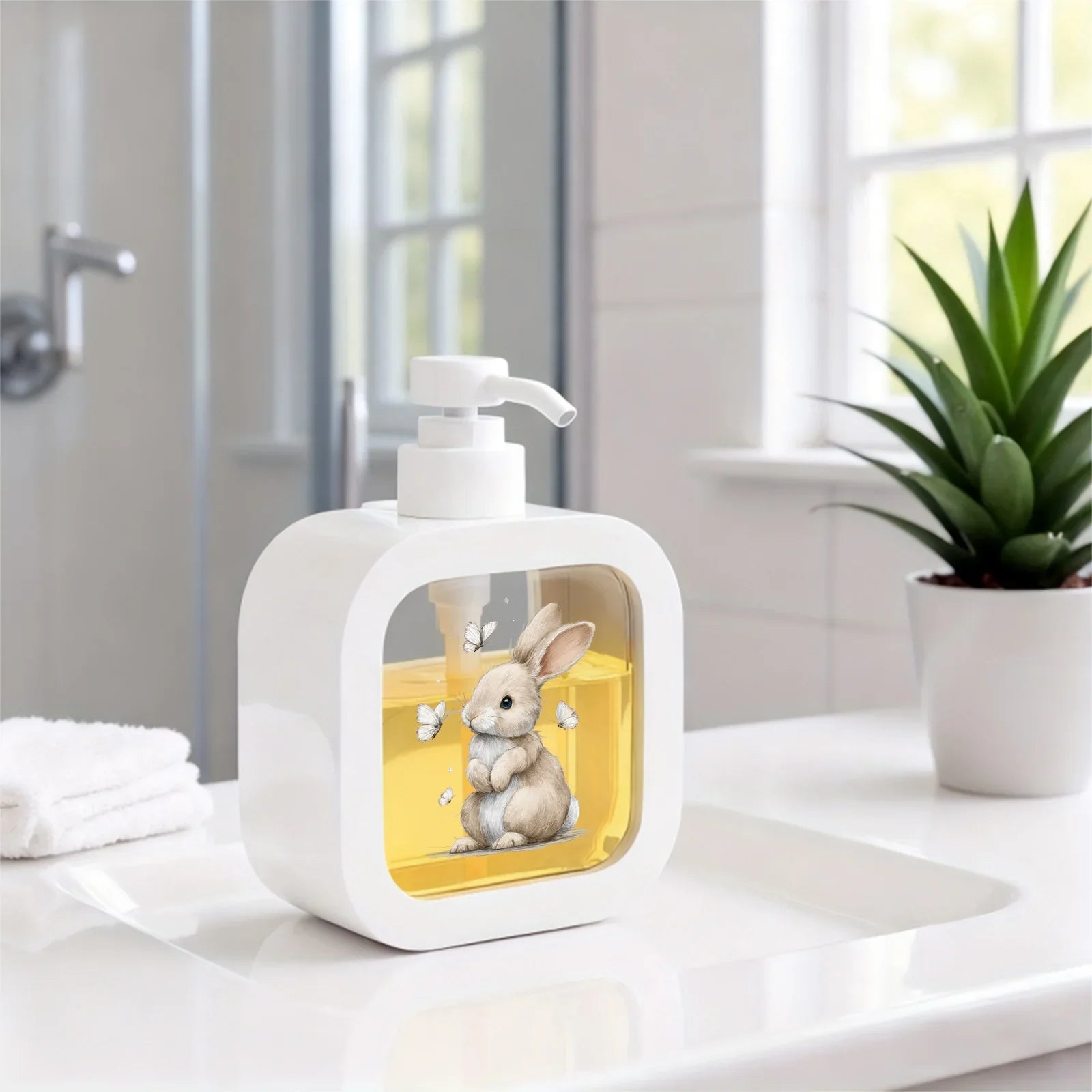 Pump Dispenser - Refillable Light Brown
