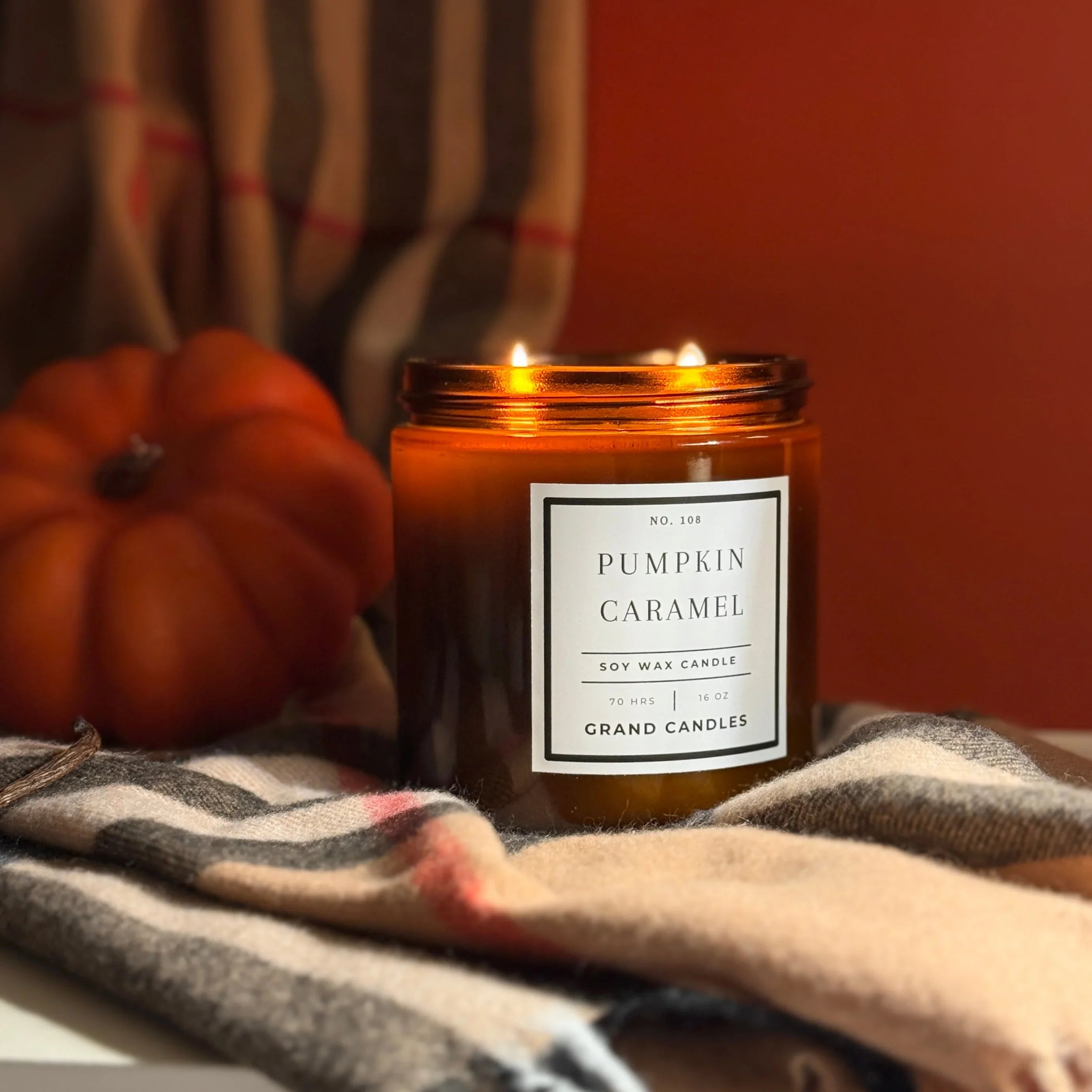 Pumpkin Caramel Candle Grand Candles LLC