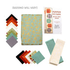 Pumpkin Patchwork Quilted Table Runner Precut Quilt Kit Block Party Quilt Co
