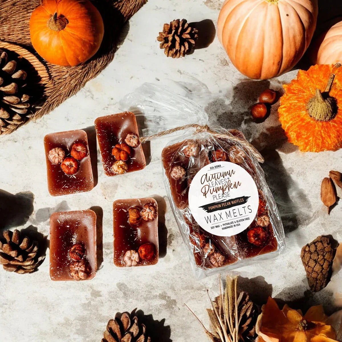 Pumpkin Pecan Waffles Gia Roma