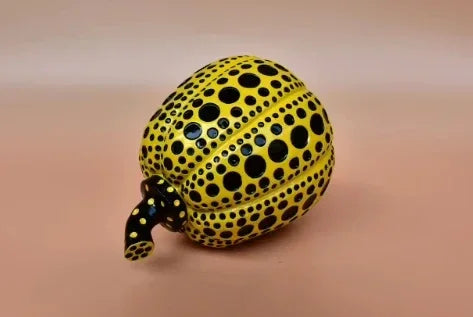 Kusama Yayoi Pumpkin Statue Japanese Art Wave Point Pumpkin Sculpture Morden Resin Crafts Office Home Interior Decor Gifts - House Of Avana