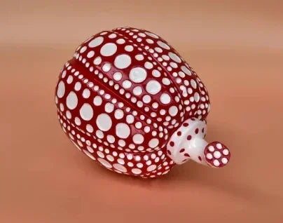 Kusama Yayoi Pumpkin Statue Japanese Art Wave Point Pumpkin Sculpture Morden Resin Crafts Office Home Interior Decor Gifts - House Of Avana