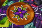 Purple Gradient Flower Sticker Bizaanide'ewin