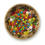 Transparent Leaf Shape Mango Wood Bowl