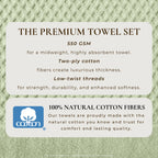 Cotton Diamond Waffle Weave Bath Towel Set - Grayson Collection