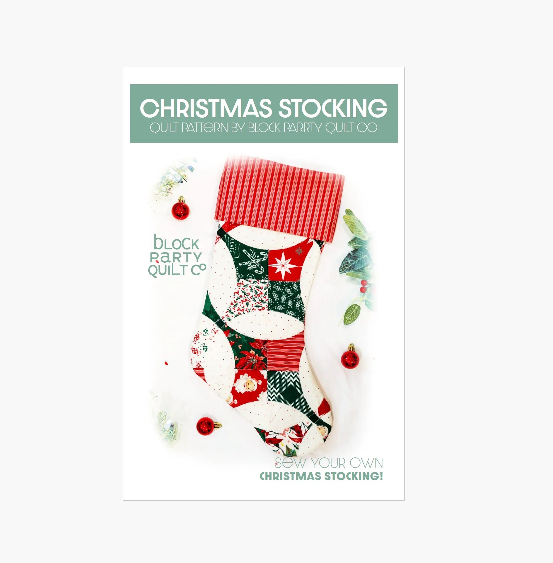 Quilted Stocking Pattern