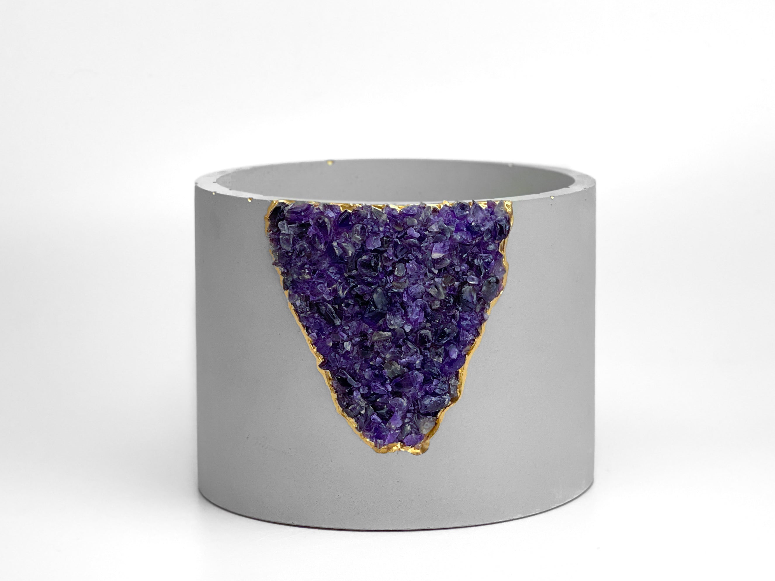 6 inch PLANTER AMETHYST AURA 8 HOME