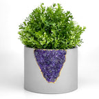 6 inch PLANTER AMETHYST AURA 8 HOME