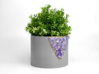 6" AMETHYST PLANTER AURA 8 HOME