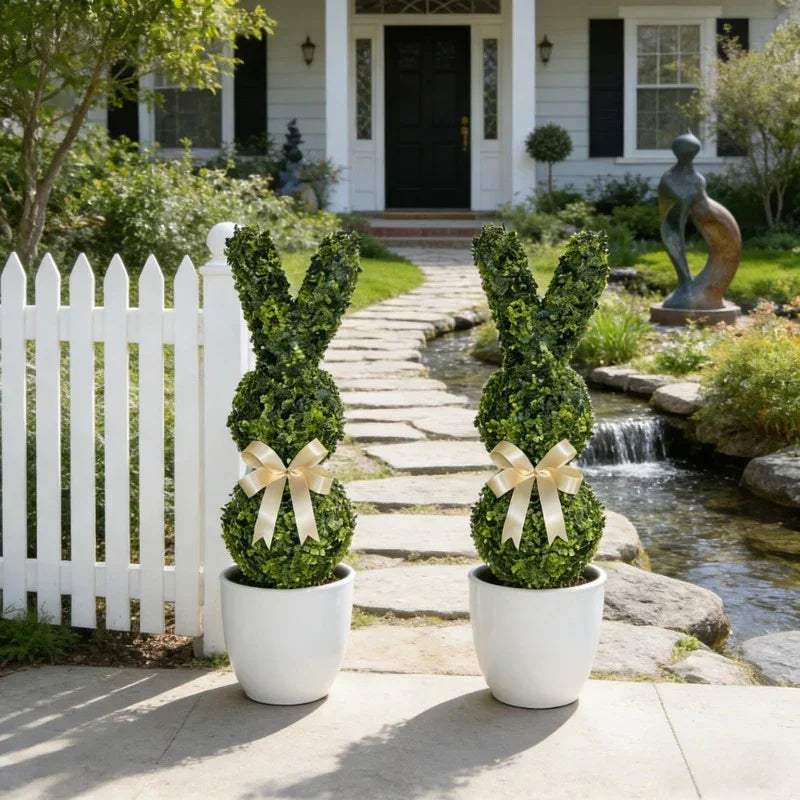 Rabbit Decor - Decorative Green 50cm