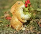 Rabbit Sculpture - Cute Bunny Figurine | Garden Sculpture | product view 16 | Rustic home decor | House of Avana