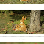 Rabbit Sculpture - Cute Bunny Figurine | Garden Sculpture | lifestyle | Rustic home decor | House of Avana