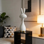 Rabbit Statue - Modern Golden Small