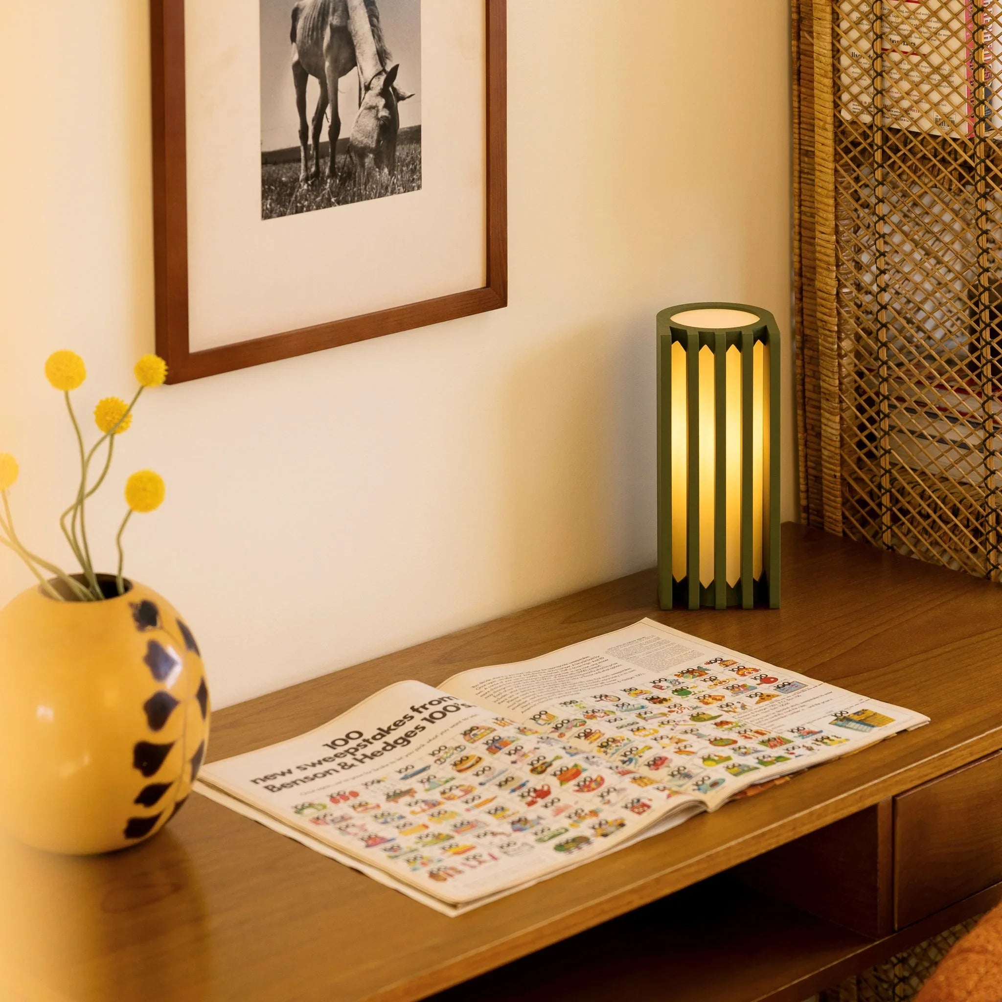 Radiator Table Lamp