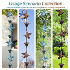 Rain Chain - Cascading Metal 8.53ft