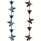 Rain Chain - Cascading Metal 8.53ft