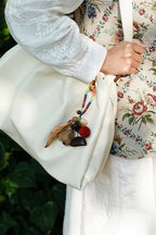 "Rainbow Seed Charm" Colorful Leaf Bag Charm