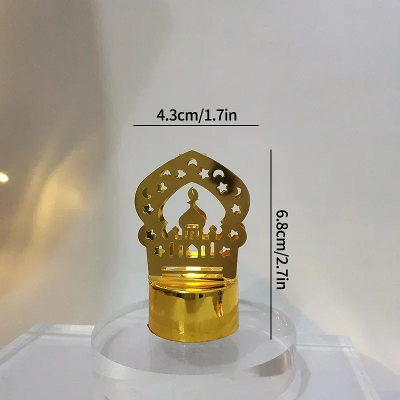 Ramadan Lamp - Star and Moon Ceramic Desk