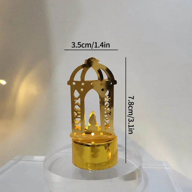 Ramadan Lamp - Star and Moon Ceramic Desk