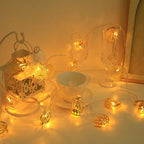 1pc, Mix Style Ramadan Lights, Moon Kerosene String Lights, 1.8m/59inch 10LED, Ramadan Decorations, for home, Bedroom, Living Room Decor, Battery Operated, Ramadan Kareem, Winter, Spring, Eid Mubarak (Batteries not included) House Of Avana