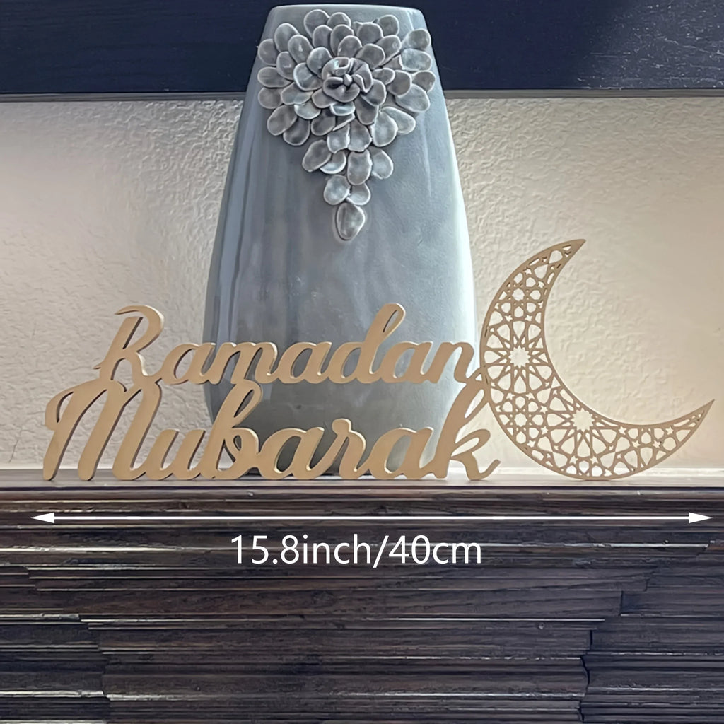 Ramadan Mubarak Wooden Table Stand, Ramadan Mubarak Decoration, Eid Mubarak Decoration, Ramadan Gifts, Ramadan Room Decoration, Ramadan Decor, Ramadan Decorations for Home, Ramadan Mubarak Sign House Of Avana
