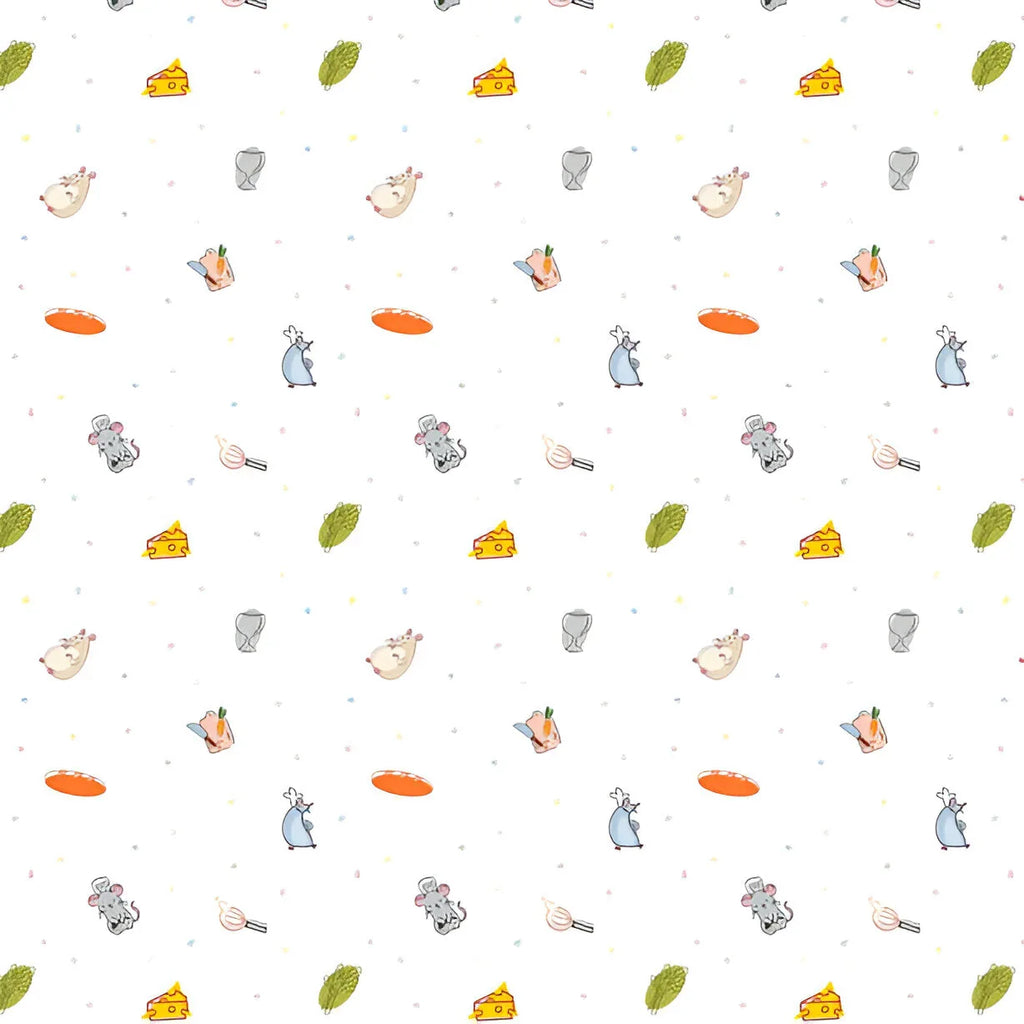 Ratatoille Themed Baby Room Curtain PushpLinen