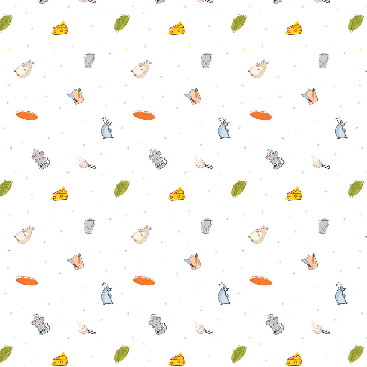 Ratatoille Themed Baby Room Curtain PushpLinen