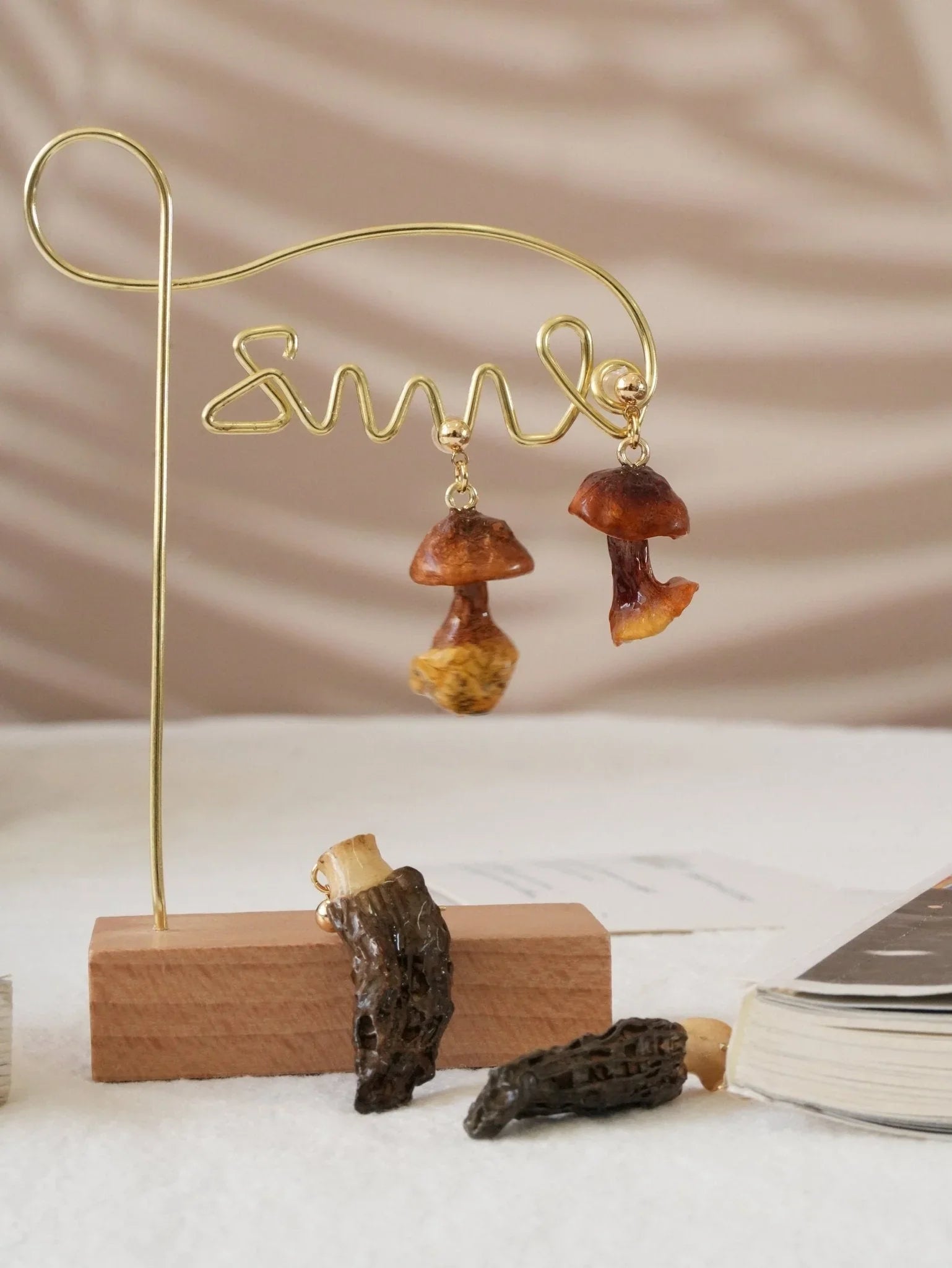 Morel ➕Chanterelle Earrings Set