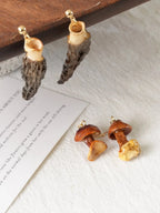 Morel ➕Chanterelle Earrings Set