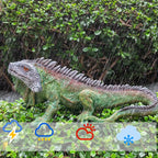 Realistic Lizard Statue - Lifelike Garden Decor with Expressive Eyes & Scales, Outdoor/Indoor Decoration for Pond, Patio, Living Room - No Electricity Needed, Durable Resin Construction - Perfect Housewarming, Father'S Day, C House Of Avana