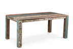 Reclaimed wood Rustic Multicolor Chair  -Set of 2