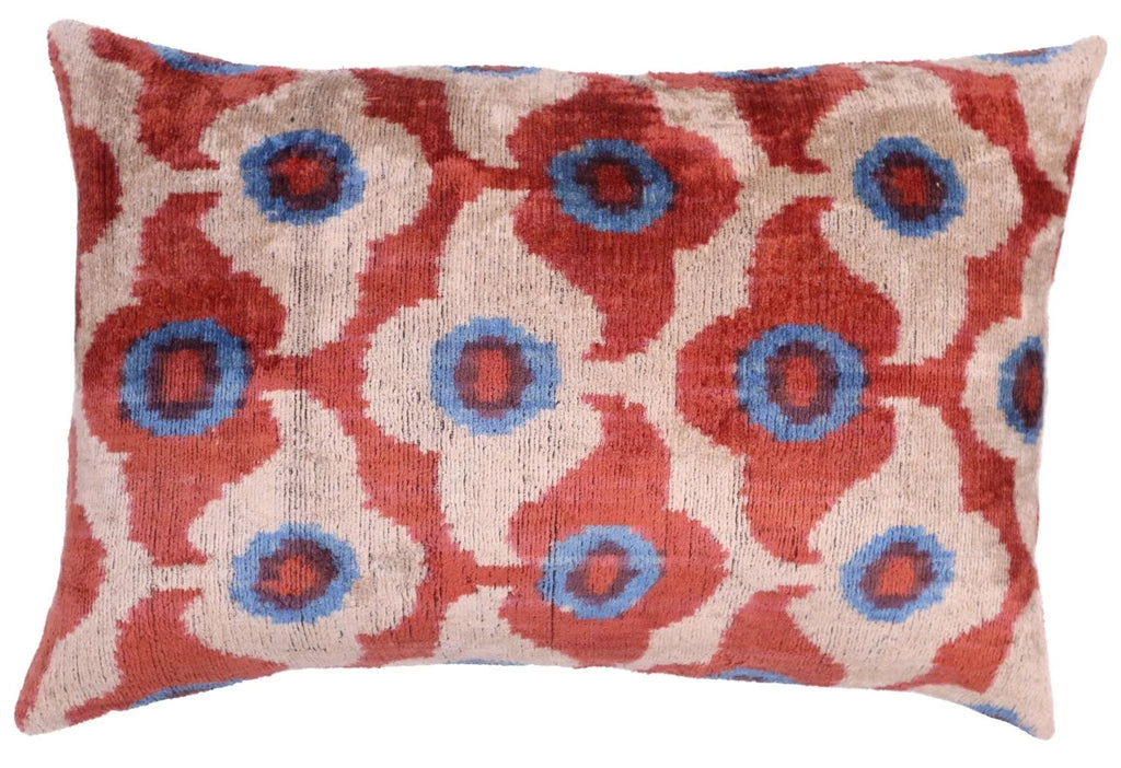 Canvello Luxury Brownish Red Pillows for Couch | X in (40 X Cm), side view - House Of Avana