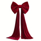1 large item Luxurious Red Bow Party Decoration, Suitable for Birthdays, Weddings, Christmas and Special Occasions, Party Decorations, Wedding Decorations, Fashion Decorations, Modern Design, High-Quality Ribbons, Event Decor House Of Avana