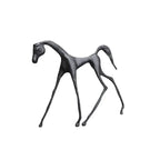 Creative Cast Iron Dark Horse Red Horse Animal Sculpture Desktop Ornament Living Room Decoration Artwork... - House Of Avana
