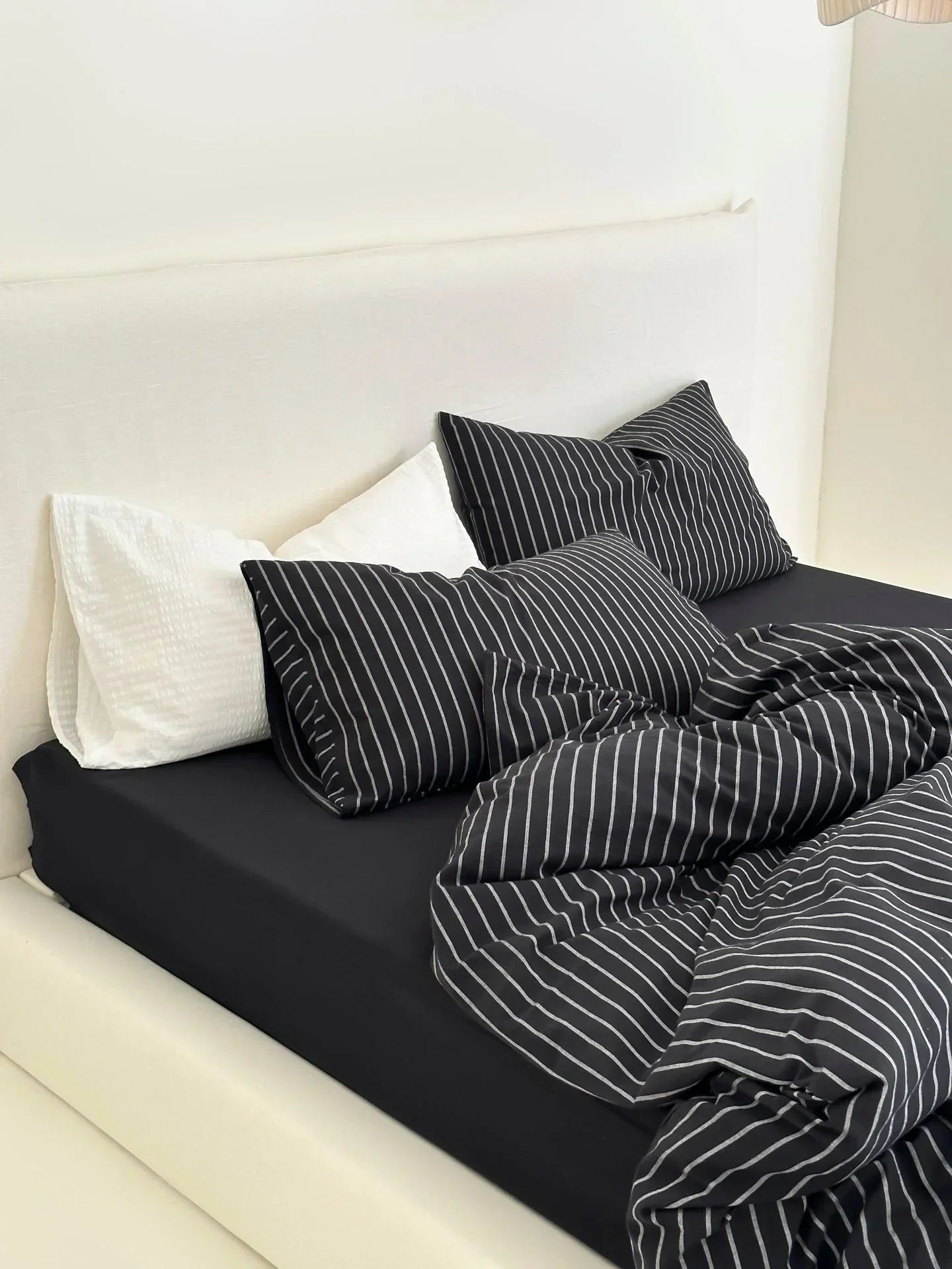 Refreshing Stripe Bedding Set / Forest Green Ever Lasting