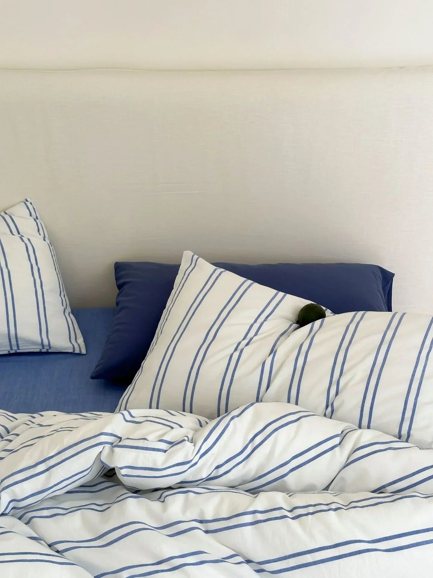 Refreshing Stripe Bedding Set / Forest Green Ever Lasting