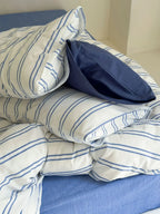 Refreshing Stripe Bedding Set / Forest Green Ever Lasting