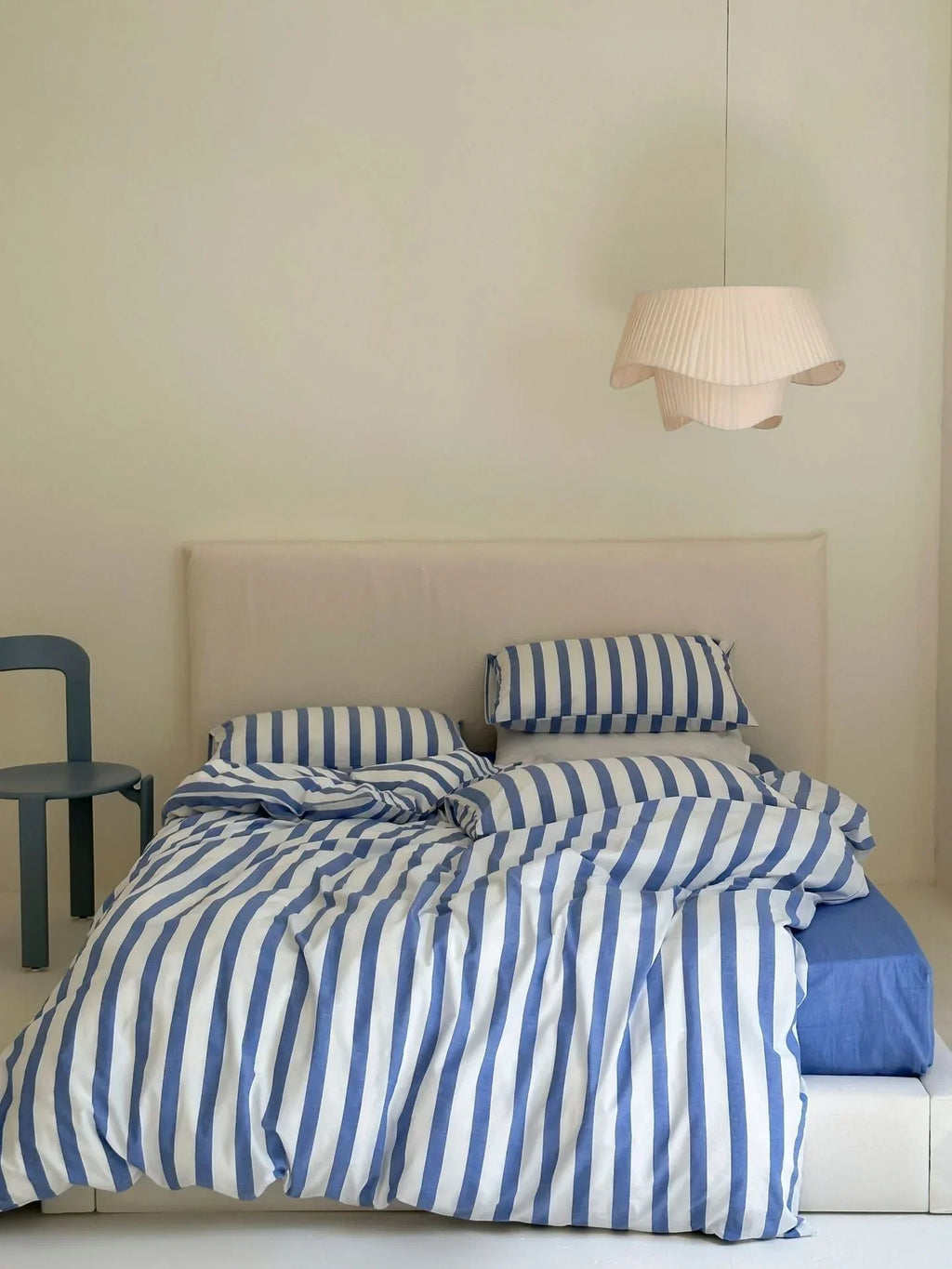Refreshing Stripe Bedding Set / Forest Green Ever Lasting
