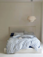 Refreshing Stripe Bedding Set / Forest Green Ever Lasting