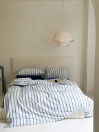 Refreshing Stripe Bedding Set / Forest Green Ever Lasting