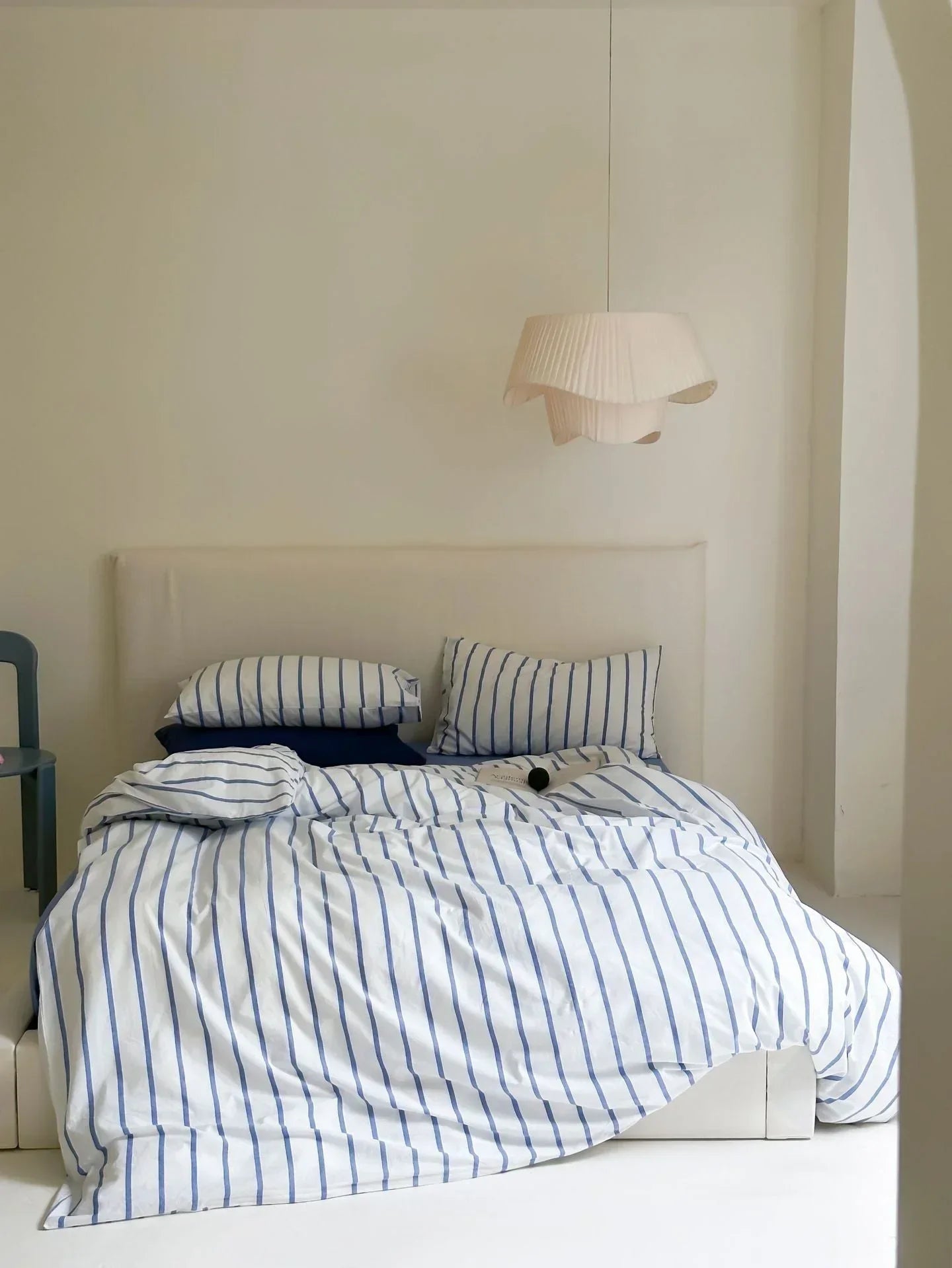 Refreshing Stripe Bedding Set / Forest Green Ever Lasting