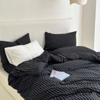 Refreshing Stripe Bedding Set / Yellow Ever Lasting