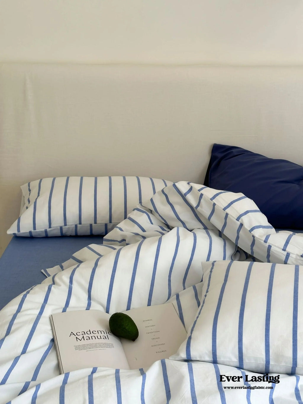 Refreshing Stripe Bedding Set / Yellow Ever Lasting