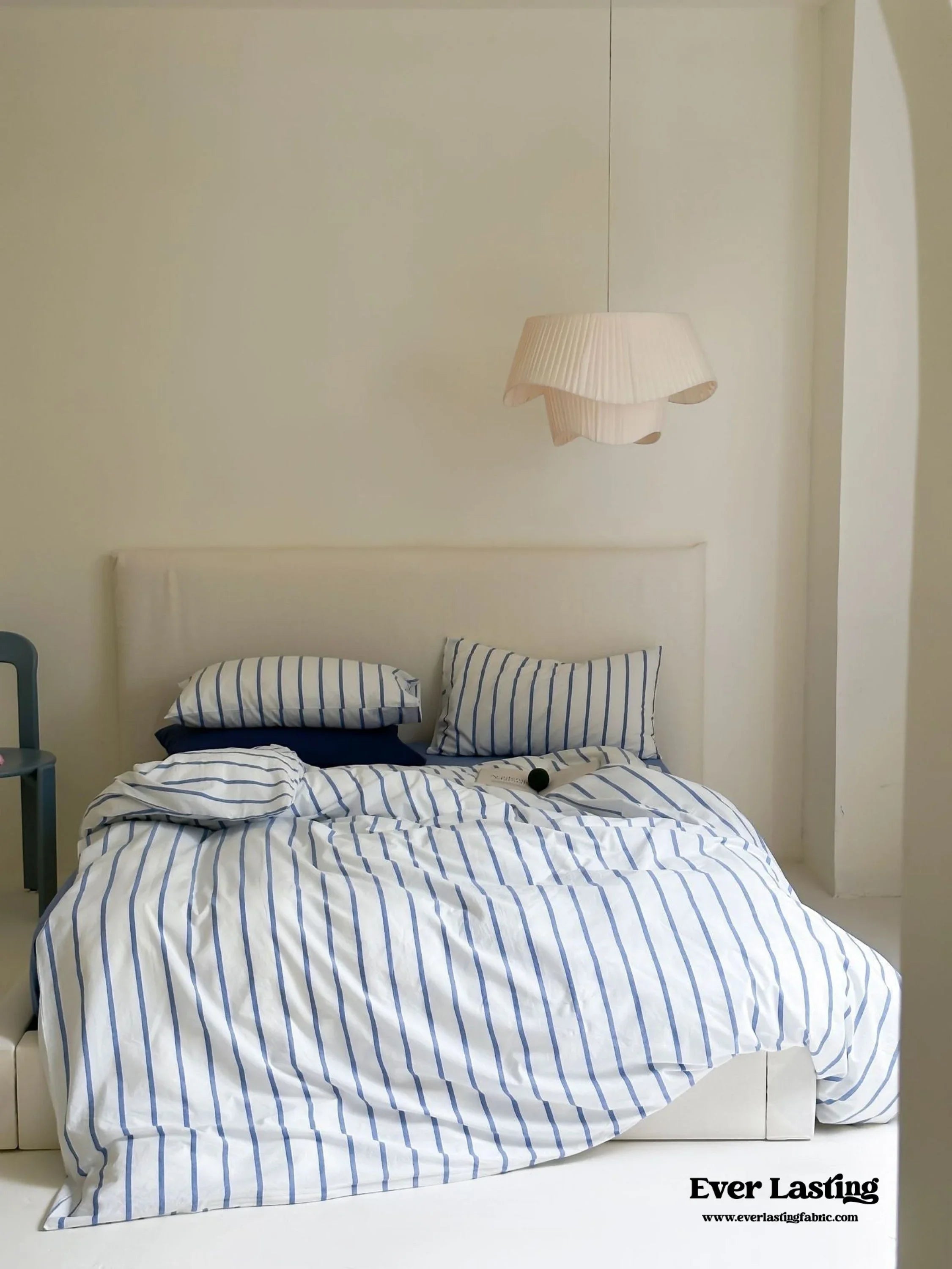 Refreshing Stripe Bedding Set / Yellow Ever Lasting