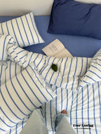 Refreshing Stripe Bedding Set / Yellow Ever Lasting