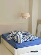 Refreshing Stripe Bedding Set / Yellow Ever Lasting