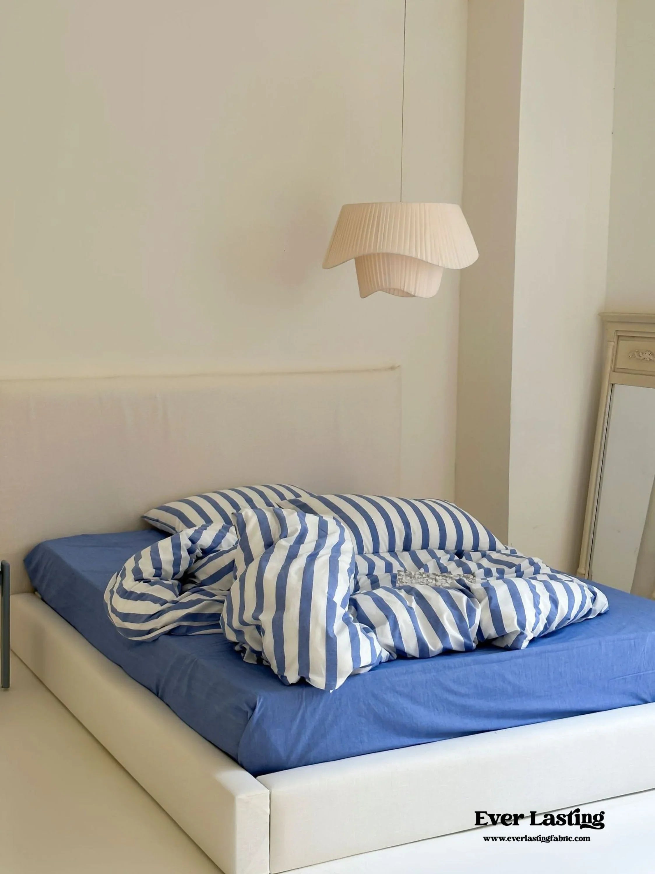 Refreshing Stripe Bedding Set / Yellow Ever Lasting