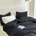Refreshing Stripe Bedding Set / Yellow Ever Lasting