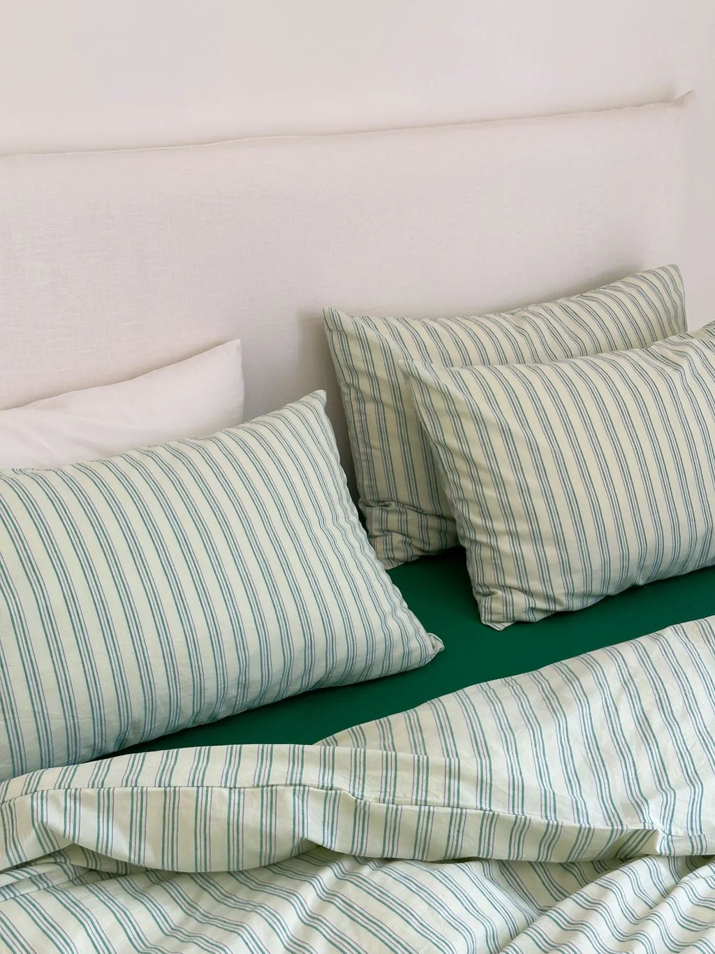 Refreshing Stripe Bedding Set / Yellow Ever Lasting